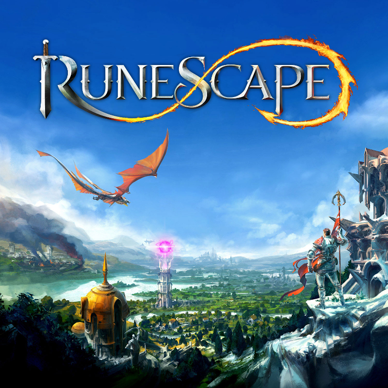 RuneScape game artwork showing fantasy landscape